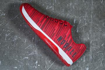 Men's Nobull Red Linear Trainers Red | SG U2201Z